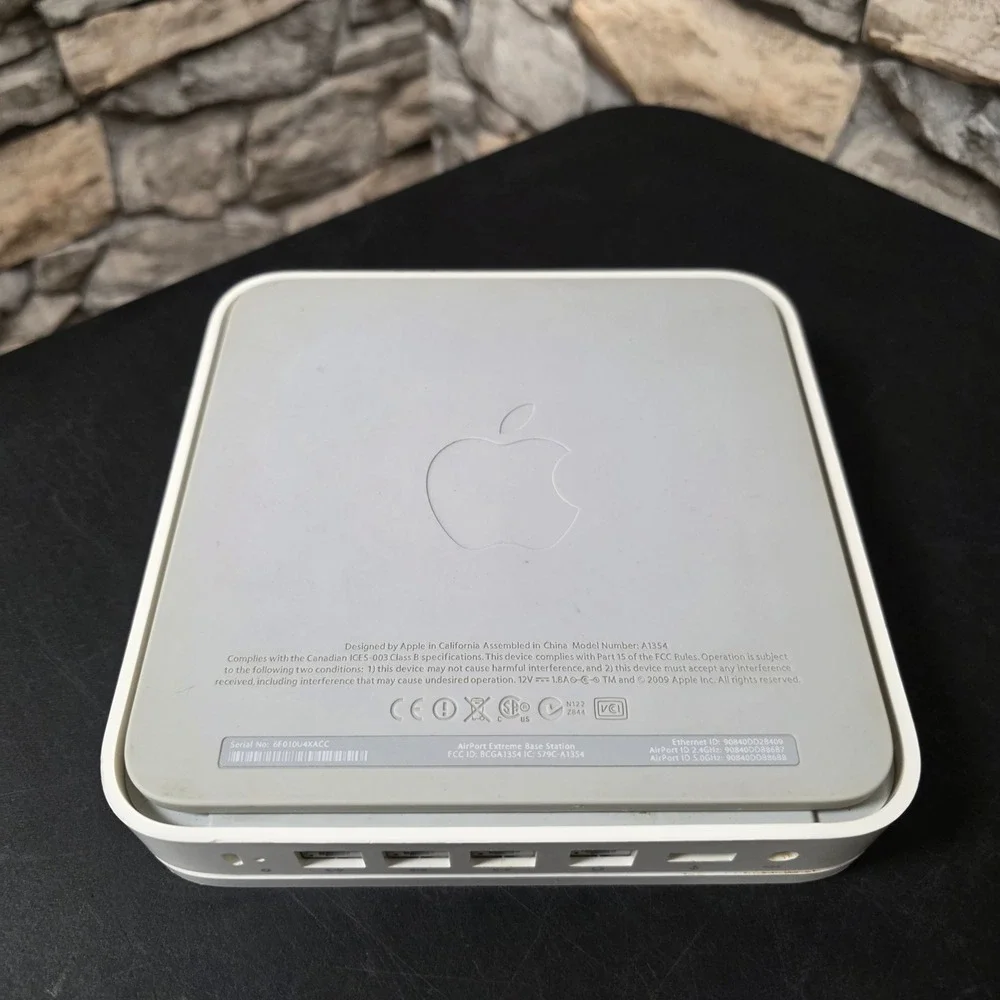 Apple AirPort Extreme Base Station A1354 GOOD Dual-Band Wireless Router Untested